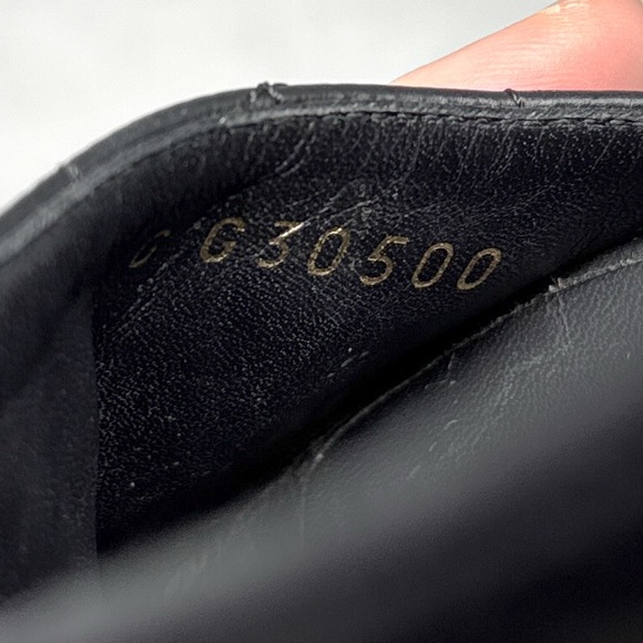 CHANEL Quilted Leather Open Toe D'orsay Side Cut Out Ankle Bootie Heels Black 37 - Picture 12 of 16